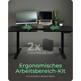 Icybox IB-EW122B-TT ergonomska električna dvižna miza | Shoptok.si