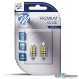 sijalica 12V sulfidna C5W SV8.5,41mm,LED,8xSMD5050 2KOM LB327W