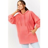 armonika Sweatshirt - Pink - Regular fit Cene