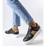 Gemre Black and Gold Parma Sports Sneakers | shoptok.hr