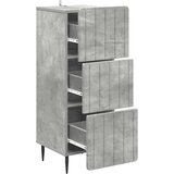  Ormar s ladicama Betonska siva 33 x 34,5 x 92 cm | shoptok.hr