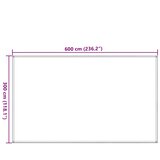  Tepih za šator boja pijeska 300 x 600 cm HDPE | shoptok.hr