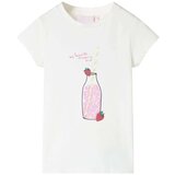  Dječja majica prljavo bijela boja 128 | shoptok.hr