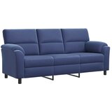  Set sofe 2 pcs Policijska plava Baršun - Policijska plava 1 sjedalo + trosjed | shoptok.hr