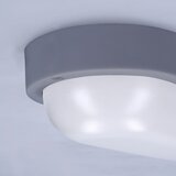 solight WO744-G- LED spoljašnje zidno svetlo LED/13W/230V 4000K IP54 sivo ovalno | Eponuda.com