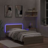  Okvir kreveta s uzglavljem LED boja hrasta sonome 100 x 200 cm | Eponuda.com