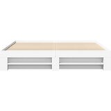  Okvir za krevet bijeli 200 x 200 cm od konstruiranog drva | Eponuda.com