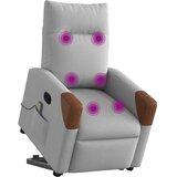 vidaXL Masažni naslonjač na podizanje od tkanine oblačnosivi | shoptok.hr