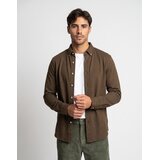 Polo Ralph Lauren CHEMISE AJUSTEE COL BOUTONNE EN POLO FEATHERWEIGHT Smeđa | shoptok.hr