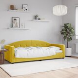  The Living Store Raztegljiva postelja rumena 80x200 cm žamet - Raztegljiv Kavč, (21445794) | Shoptok.si