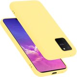 Cadorabo ohišje, združljiv s Samsungom v tekoči rumeni - zaščitni pokrov, narejen iz fleksibilnega silikona TPU, (20586024) Cene