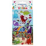 Luna The Littlies: Dinos uzorak 3D pufasti naljepnica set 10x22cm veličine | shoptok.hr