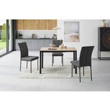 MID.YOU STOL, kovina, tekstil antracit, črna | Shoptok.si