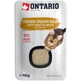 Ontario Cat juha - piščanec, sir in riž 40 g | Shoptok.si
