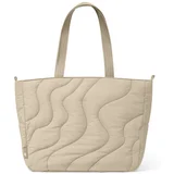 TERRA T38 PUFFY LAPTOP TOTE BAG NATURAL SAND T38M1K2