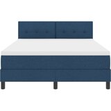  Krevet s kutijom i madracem plave boje 160x200 cm tkanina | shoptok.hr