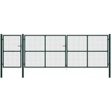  Vrata čelična 500 x 150 cm zelena | shoptok.hr