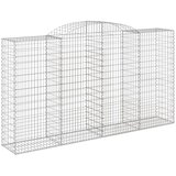  Lučne gabionske košare 5 kom 300x50x160/180cm pocinčano željezo | shoptok.hr