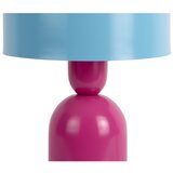 Leitmotiv Modra/rožnata kovinska namizna svetilka (višina 24 cm) Double Funky – | Shoptok.si