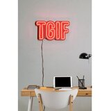 Wallity dekorativna led rasveta tgif, 20x35cm, crvena | ePonuda.com