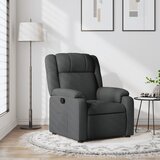 vidaXL Naslanjač iz temno sivega blaga | Shoptok.si