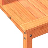  Miza za sajenje s policami rjava 108x50x109,5 cm trdna borovina | Shoptok.si