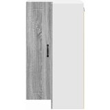  Stenska kuhinjska omarica s polico Siva Sonoma 57 x 57 x 100 cm | Shoptok.si
