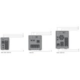 Socomec UPS NeTYS PE 1000VA/600W 230V 50/60Hz/AVR/STEPWAVE/RJ45/USB Slike
