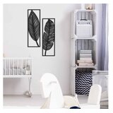 Wallity Set zidnih ukrasa MT-002, 49x73 cm, 1,5 mm, 2 komada, crna | Eponuda.ba