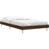  Za krevet smeđi hrast 100 x 200 cm konstruirano drvo | shoptok.hr