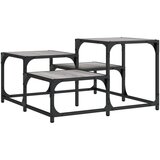  The Living Store Klubska mizica siva sonoma 68x68x40 cm inženirski les - Klubska Mizica, (21442514) | Shoptok.si