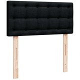 vidaXL Krevet s oprugama i madracem crni 90x200 cm od tkanine | shoptok.hr