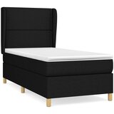 Box spring krevet s madracem crni 90x190 cm od tkanine | shoptok.hr