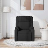  Masažni naslonjač od tkanine crni | shoptok.hr