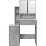  Toaletni stolić s ormarićem siva boja betona 80x35x132 cm | shoptok.hr