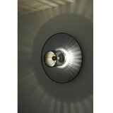  Duolla - Zidno svetlo TOKYO RATTAN 1xE27/15W/230V, prečnik 50 cm, srebrna/crna | Eponuda.com