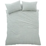 Modra enojna posteljnina 135x200 cm Cotton Rich Woven Stripe –