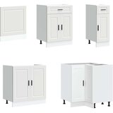 vidaXL 11-dijelni set kuhinjskih ormarića "Porto" bijelo izrađeno drvo | shoptok.hr