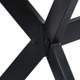  Blagovaonski stol od masivnog drva akacije 120 x 60 x 75 cm - Smeđa 120 x 60 x 75 cm 1 | shoptok.hr