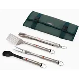 GrillOut 4-pc SSL BBQ Utensil Set w. Storage Case