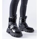 Gemre Black insulated snow boots Reppert | ePonuda.com