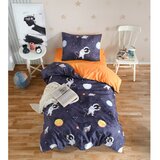 Mijolnir Tamno plava/narančasta dječja posteljina za krevet za jednu osobu 140x200 cm Astron – Cijene
