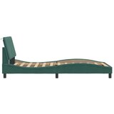  Posteljni okvir z vzglavjem temno zelen 100x200 cm žamet, (21081802) | Shoptok.si
