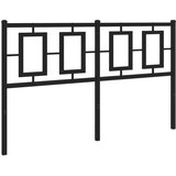  Kovinsko posteljno vzglavje črno 140 cm, (21142376) | Shoptok.si