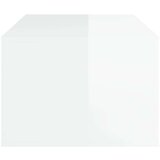  Stolić za kavu sjajni bijeli 100x50 5x35 cm konstruirano drvo | shoptok.hr