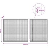  Gabion s žicom debljine 3,5 mm i mrežom 5x2,5 cm 1000x30x150 cm | shoptok.hr