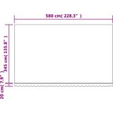  Zamjenska tkanina za tendu crveno-bijela prugasta 6 x 3,5 m | shoptok.hr