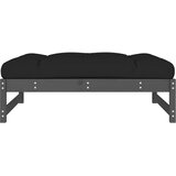  Vrtni tabure sivi 120 x 80 cm od masivne borovine | shoptok.hr