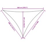  Jedro za zaštitu od sunca 160 g/m² bež 4 x 4 x 5,8 m HDPE | shoptok.hr