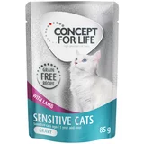 Concept for Life Snižena cijena! 12 x 85 g bez žitarica - Senstive Cats janjetina - u umaku